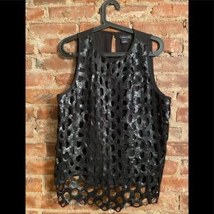 Sleeveless sequin top
